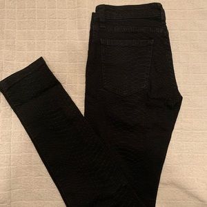 CARMAR patterned black jean